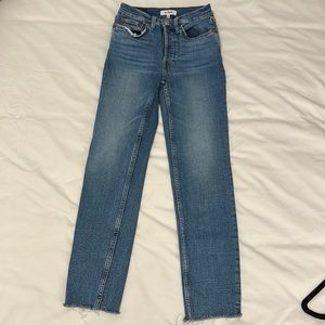 RE/DONE 90s high rise ankle crop Jean